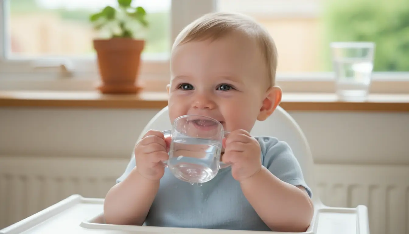 Wanneer mag een baby water drinken?