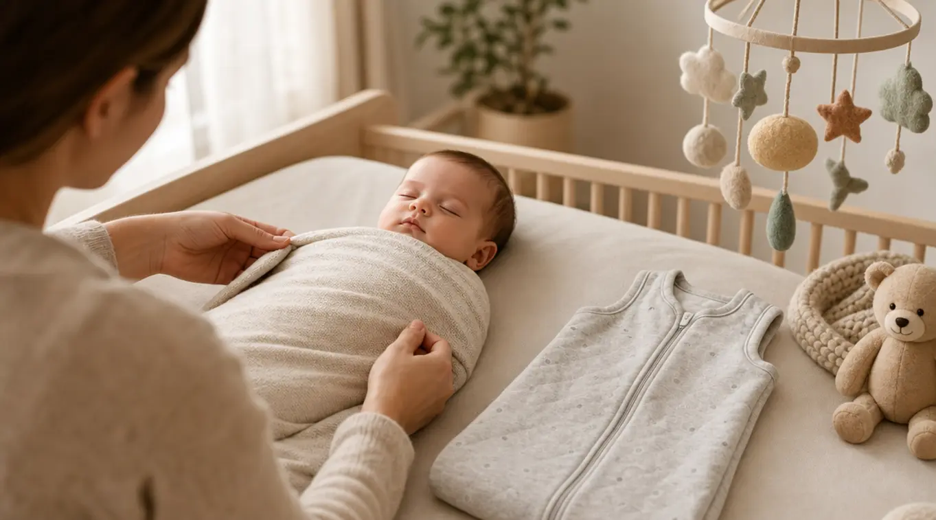 Tot welke leeftijd baby inbakeren?