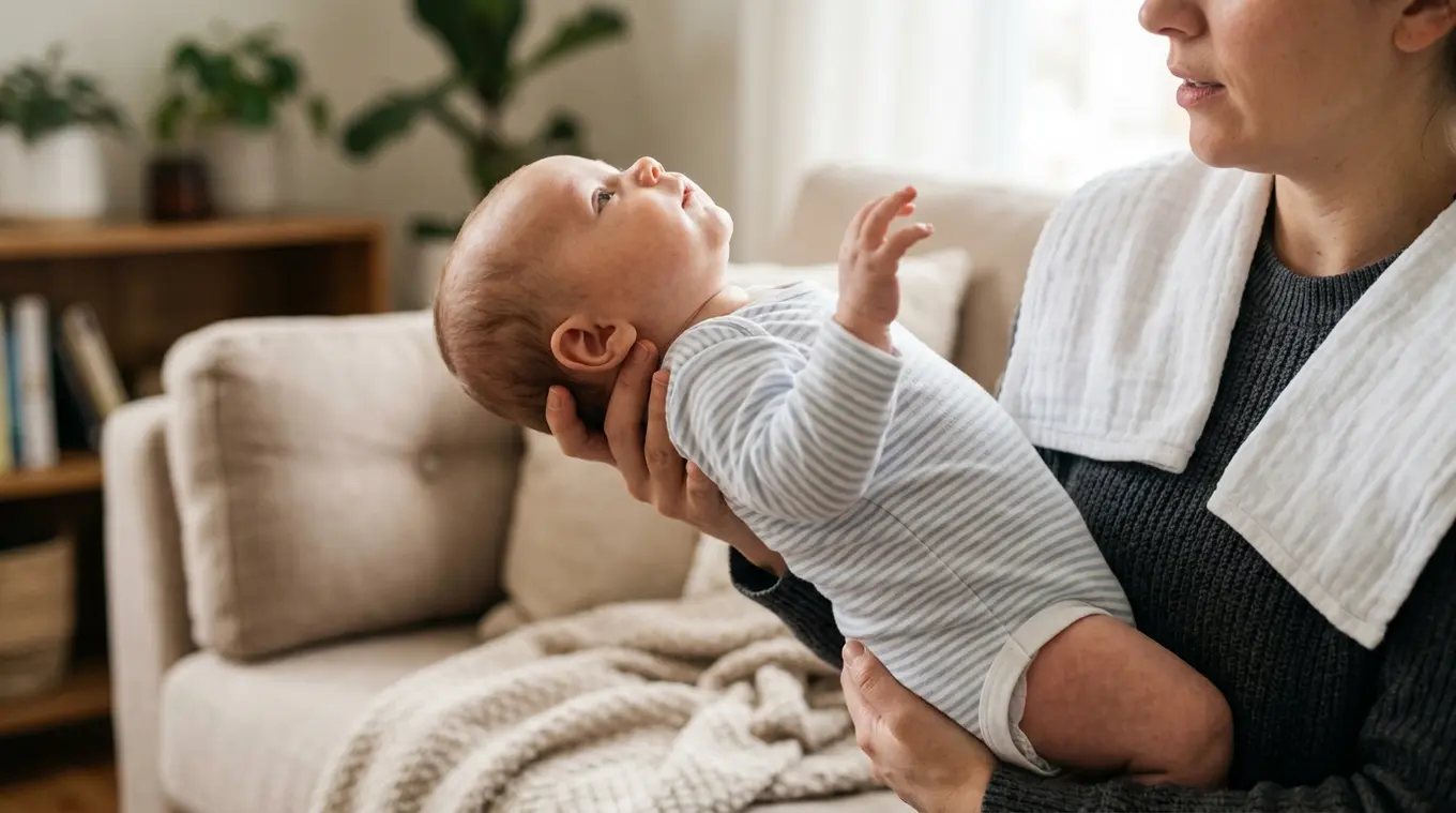 Baby overstrekken na voeding