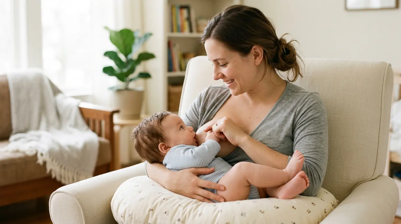 Baby wakker houden tijdens voeding