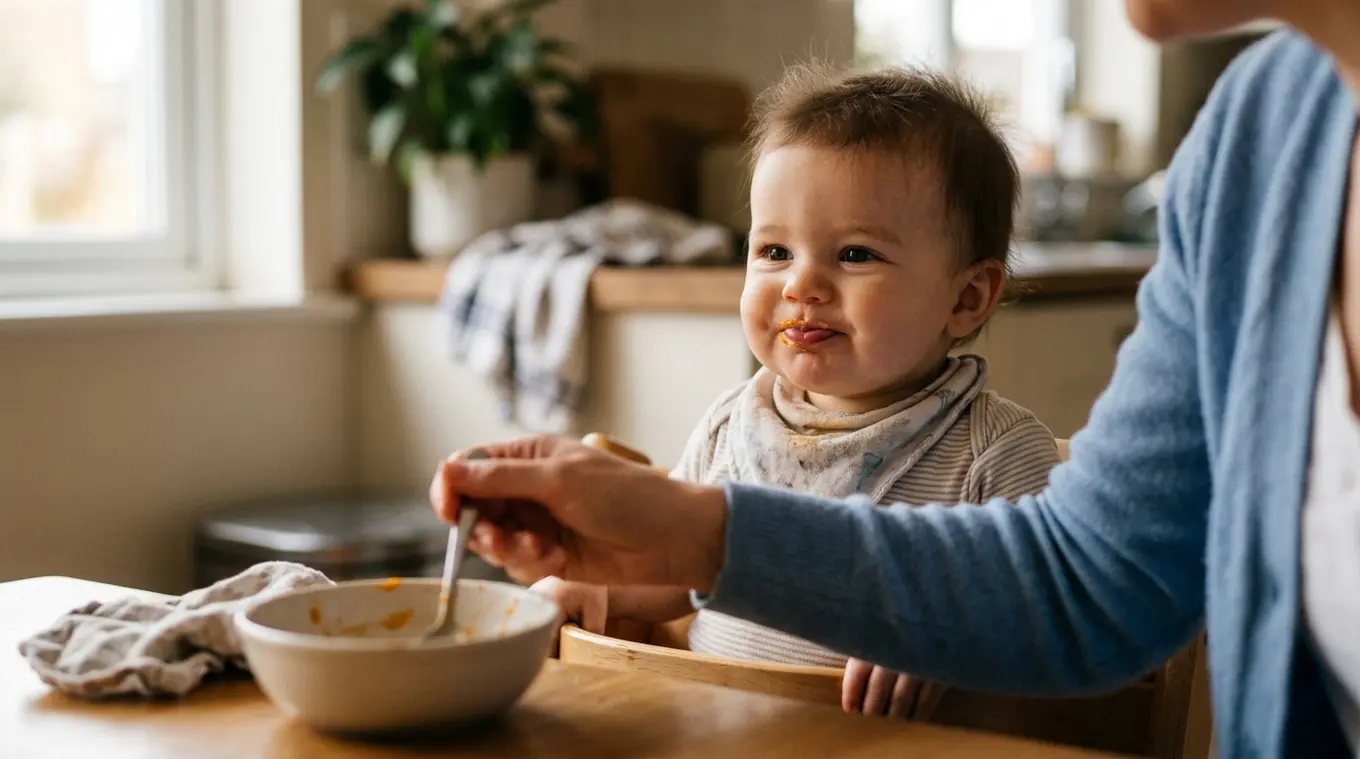 Baby smakt na voeding