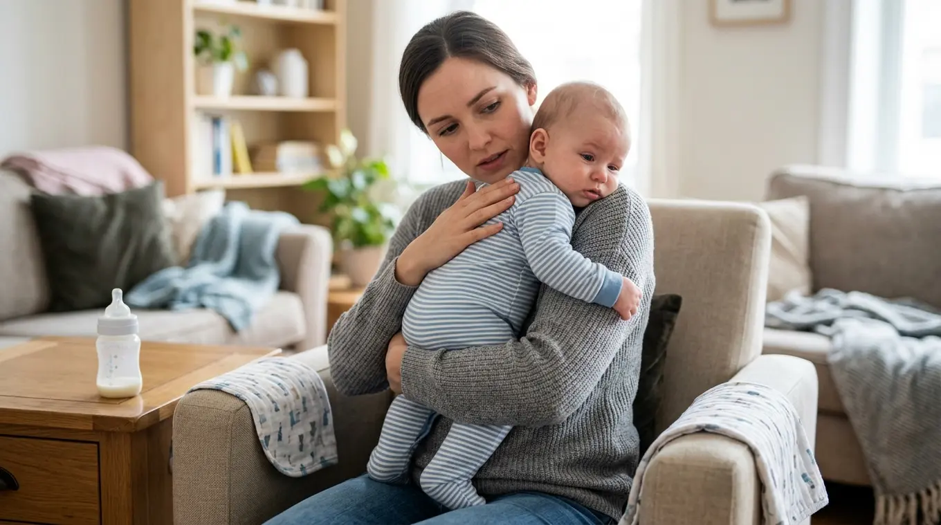 Piepende ademhaling baby na voeding