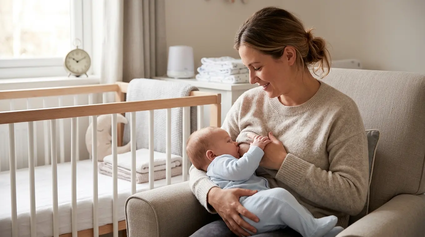 Voeding en slaapschema baby 3 maanden