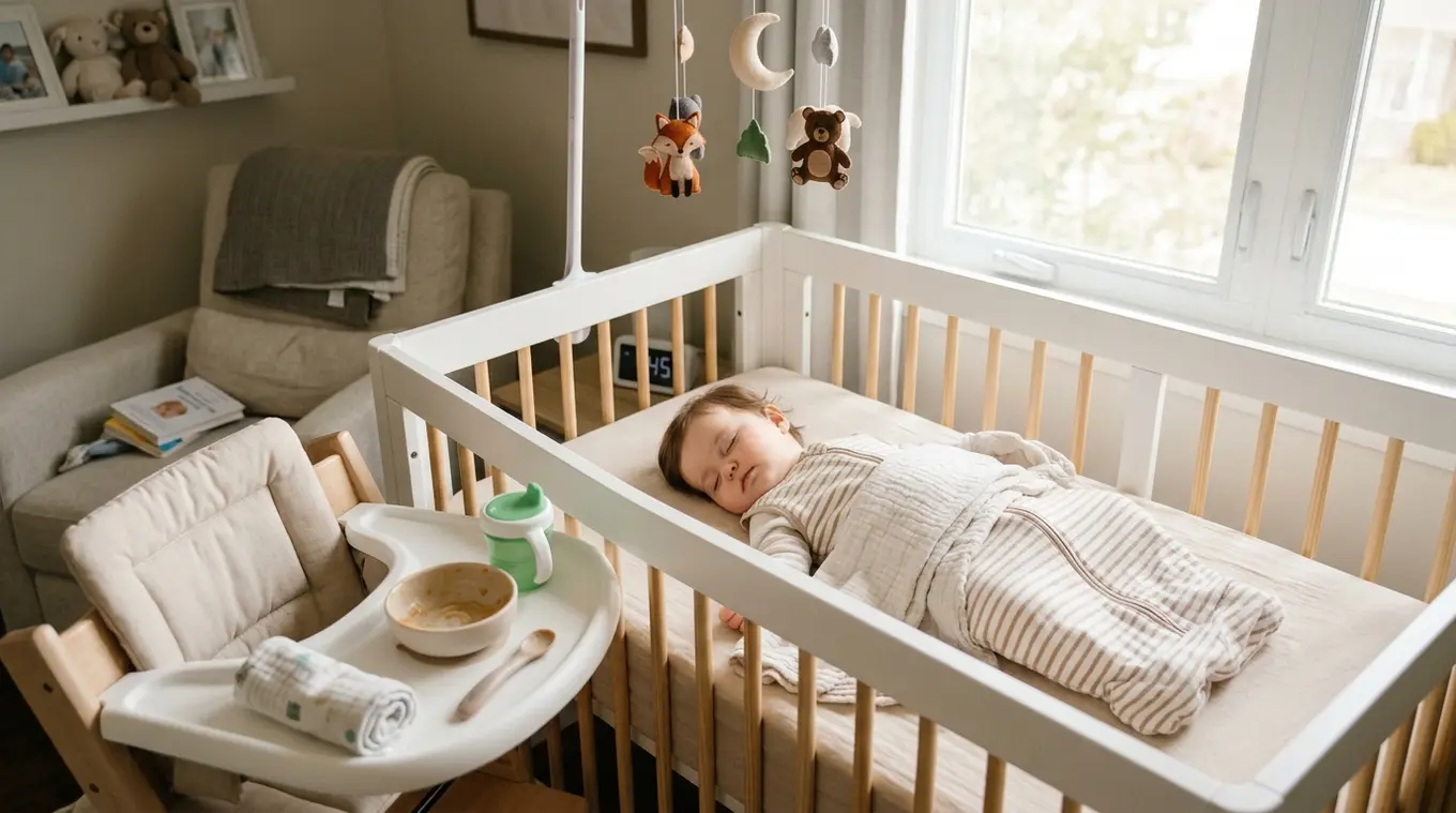 Voeding en slaapschema baby 6 maanden